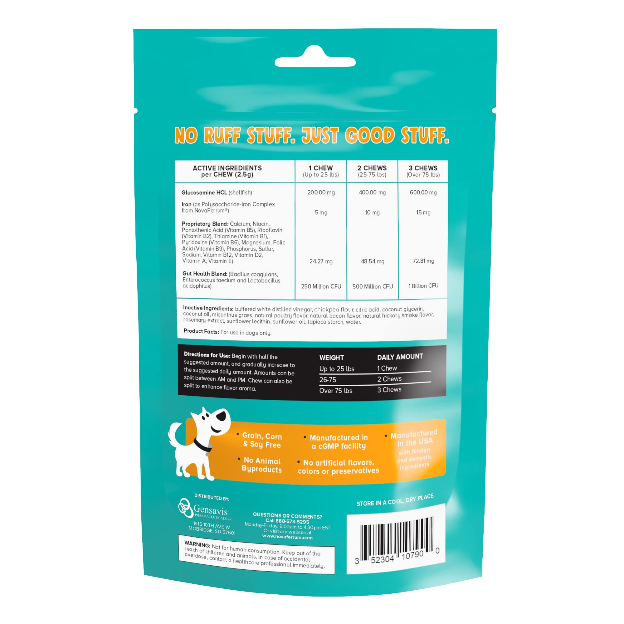 Foto 3 pulgar | Suplemento Novaferrum Bow Wow 18 en 1 Multifuncional para Perro - Venta Internacional