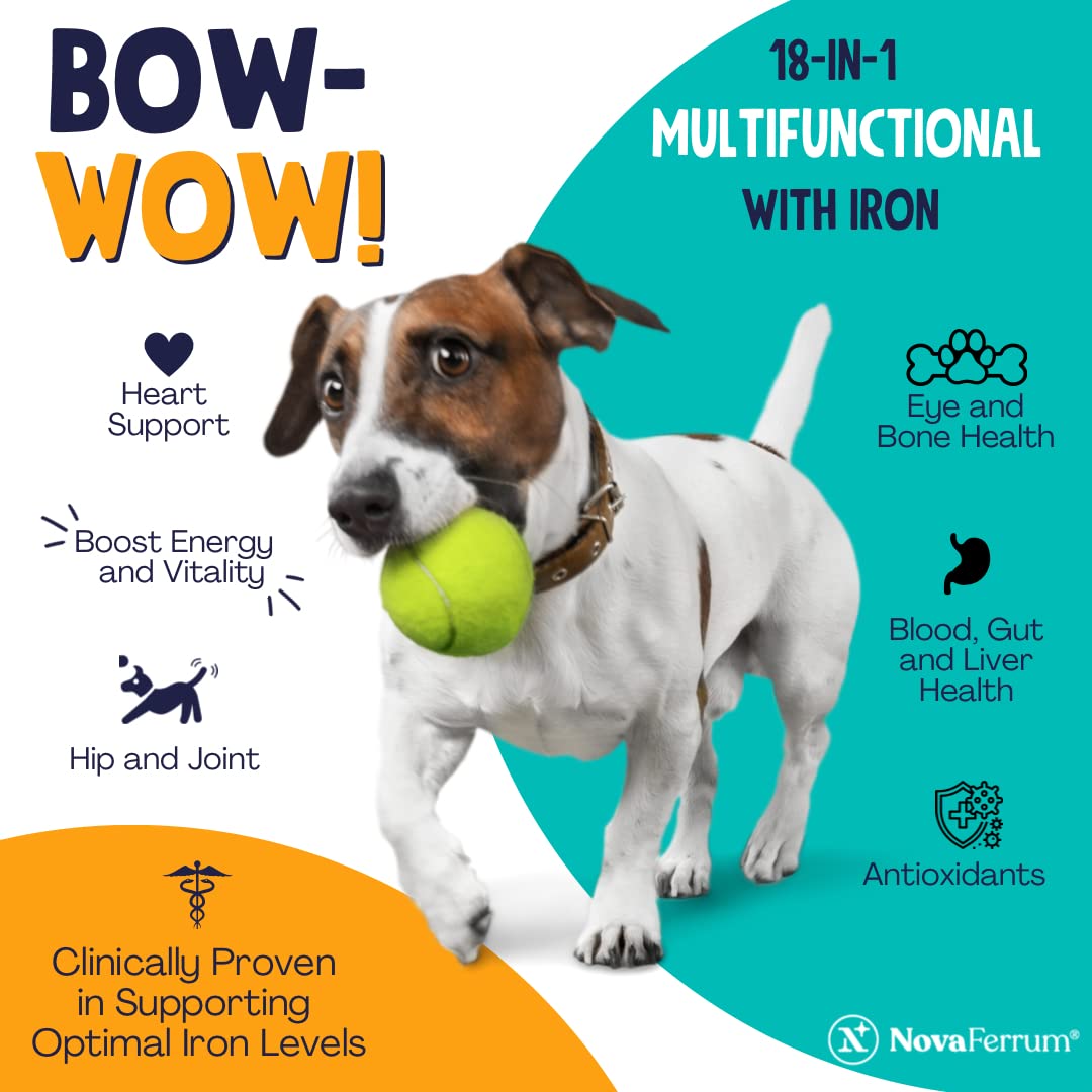 Foto 5 pulgar | Suplemento Novaferrum Bow Wow 18 en 1 Multifuncional para Perro - Venta Internacional