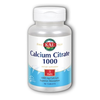 Foto 1 | Suplemento Kal de Citrato de Calcio 1000 mg 90 Comprimidos paquete de 6 - Venta Internacional