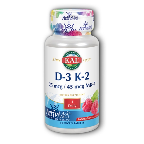 Foto 1 | Suplemento Kal D-3 K-2 Activmelt de Frambuesa Roja 60 Comprimidos - Venta Internacional