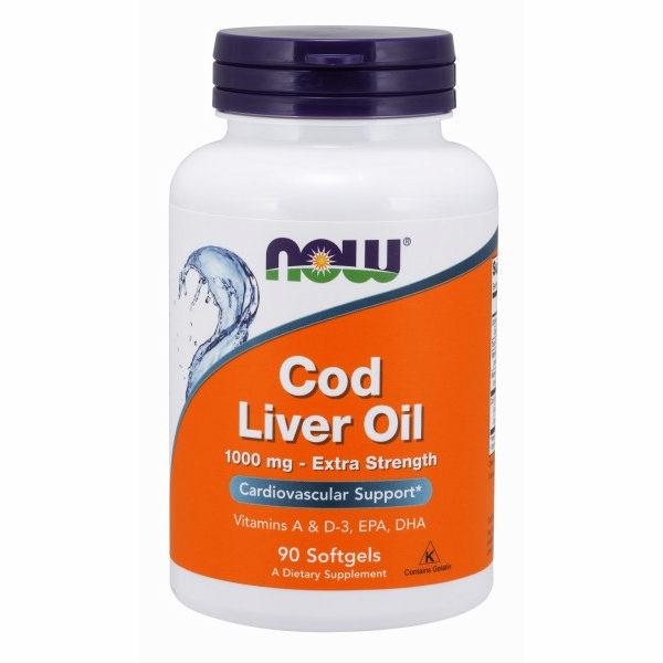 Foto 2 pulgar | Suplemento Now Cod Liver Oil 90 Tabletas-Venta Internacional