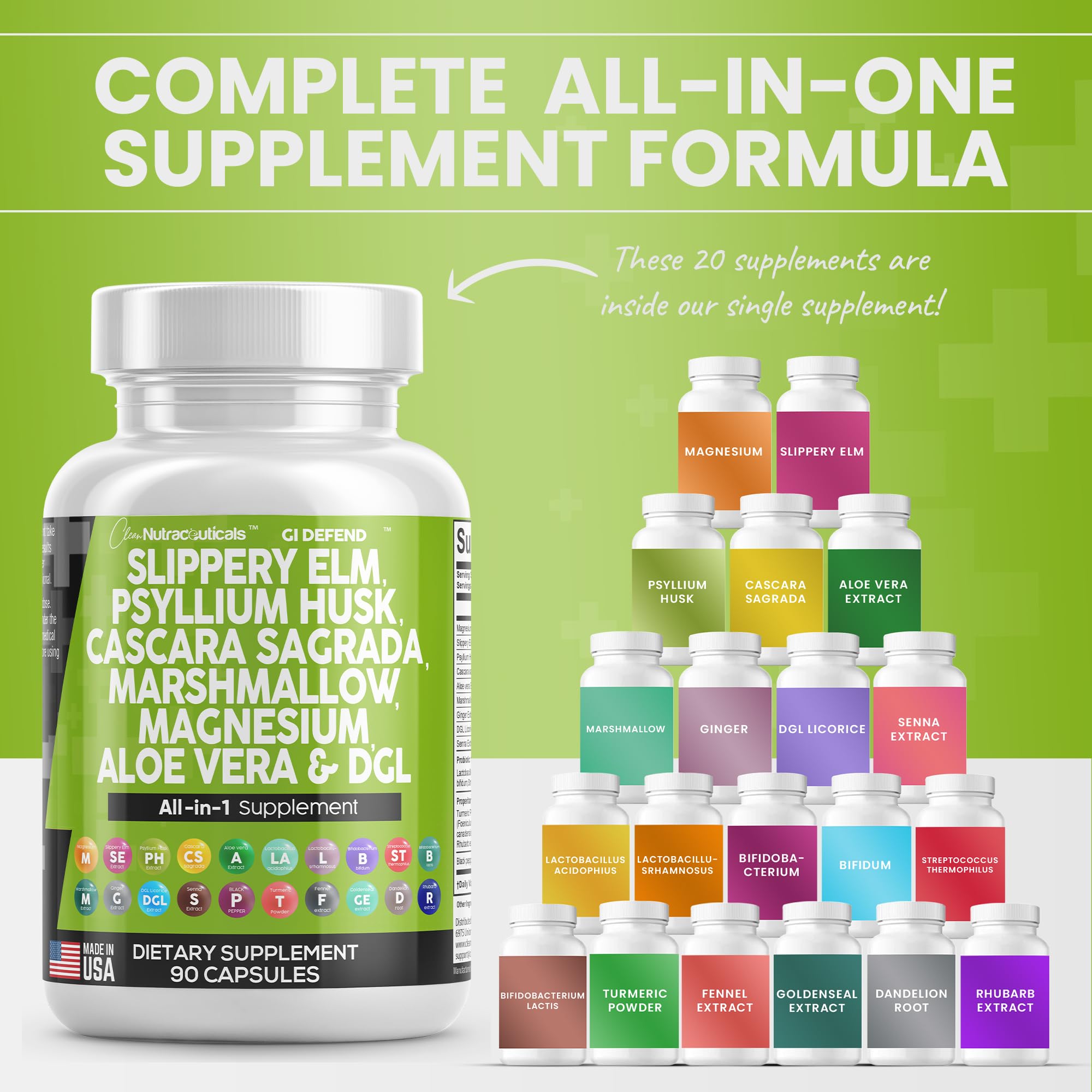 Foto 5 pulgar | Suplemento Clean Nutraceuticals Gi Defend 90 Tabletas- Venta Internacional