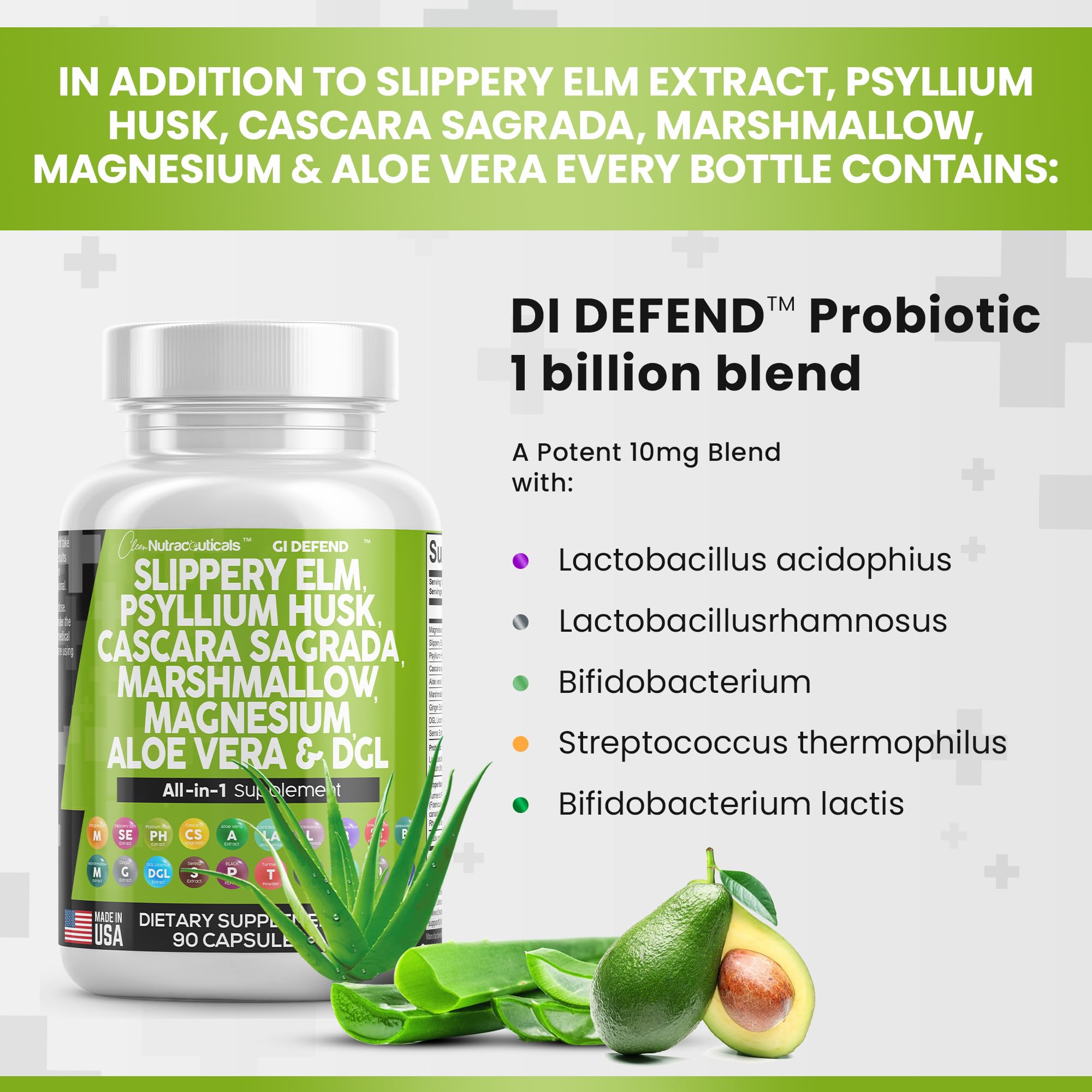 Foto 6 pulgar | Suplemento Clean Nutraceuticals Gi Defend 90 Tabletas- Venta Internacional