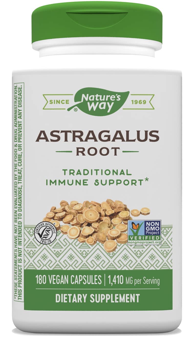 Foto 2 pulgar | Suplemento Nature's Way con Raíz de Astrágalo 180 Cápsulas Veganas - Venta Internacional
