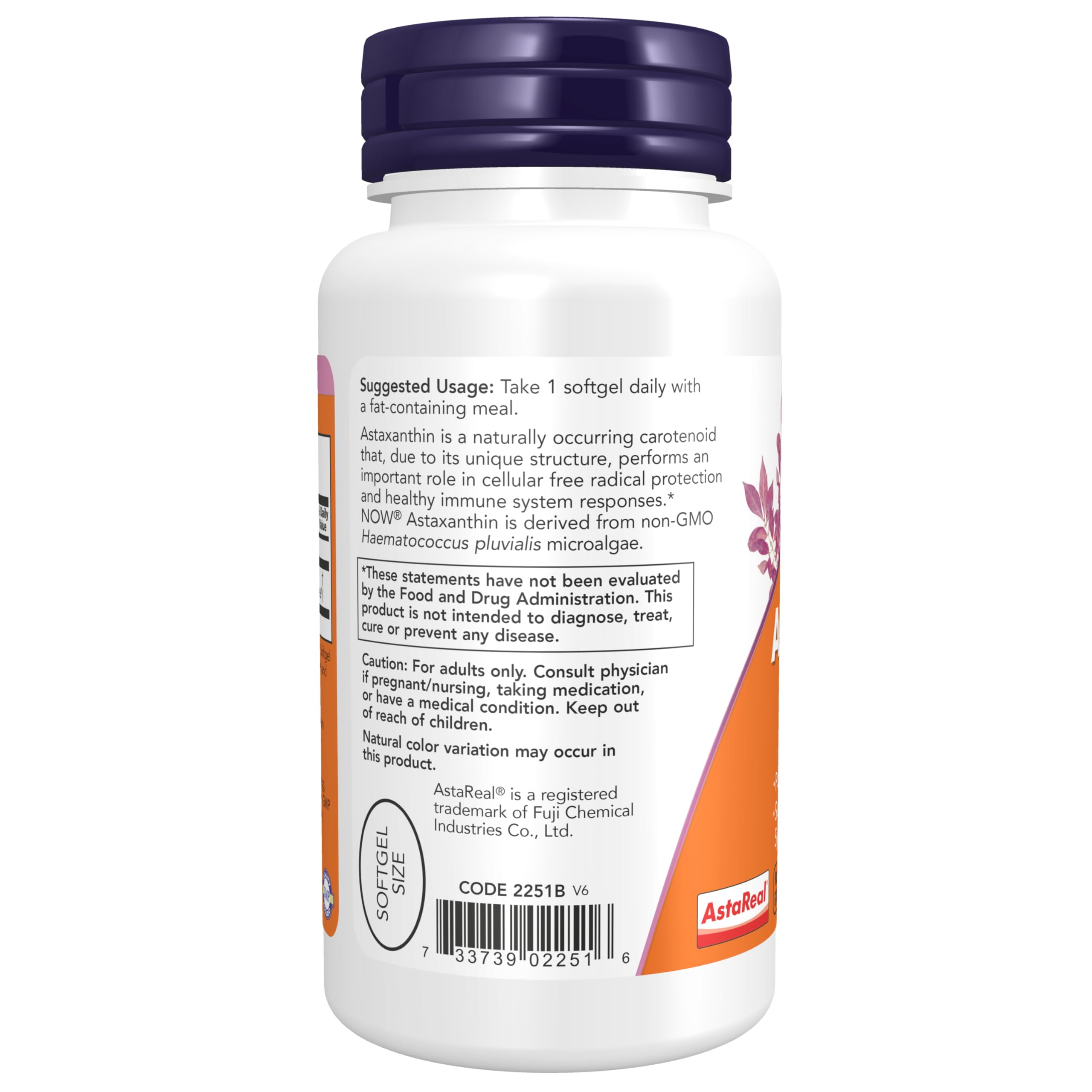 Foto 3 | Supplement Now Astaxantina 10 mg Extra Strength 60 Cápsulas Blandas - Venta Internacional