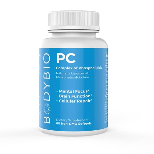 Foto 2 pulgar | Suplemento Bodybio Pc Fosfatidilcolina + Fosfolípidos 60 Tabletas- Venta Internacional