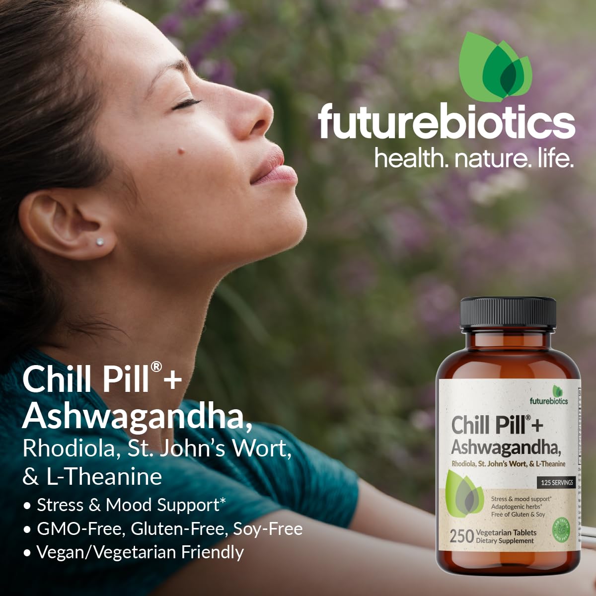 Foto 4 pulgar | Suplemento Futurebiotics Chill Pill + 250 Comprimidos - Venta Internacional