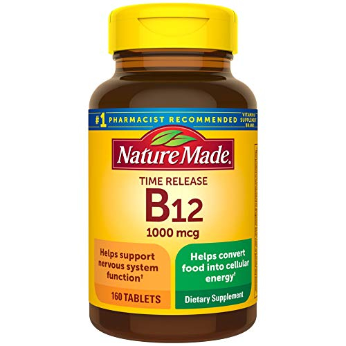 Vitamina B12 Nature Made 1000 Mcg 160 Tabletas - Venta Internacional
