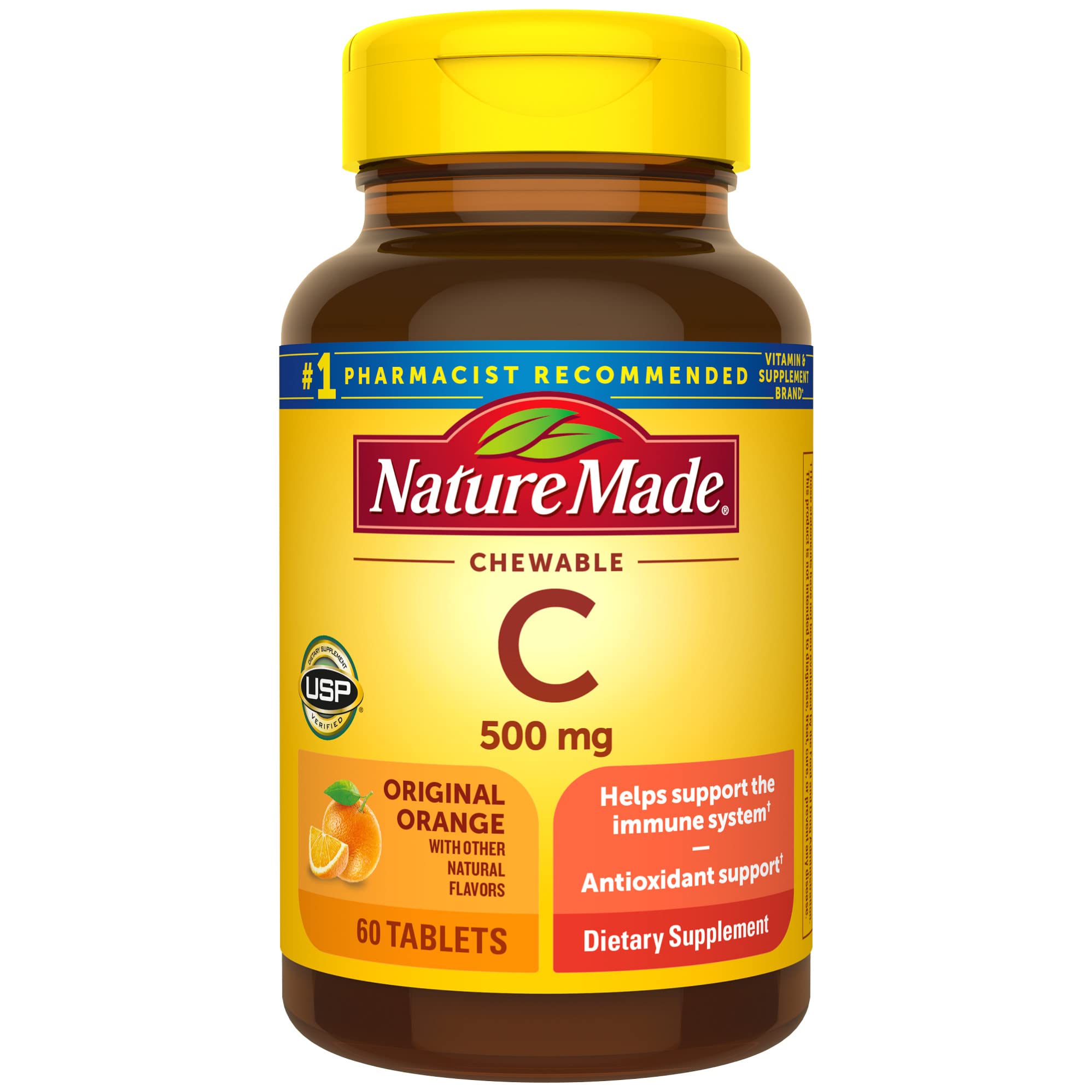Foto 2 pulgar | Suplemento Dietético Nature Made Masticable de 500 Mg de Vitamina C - Venta Internacional