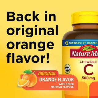 Foto 2 | Suplemento Dietético Nature Made Masticable de 500 Mg de Vitamina C - Venta Internacional