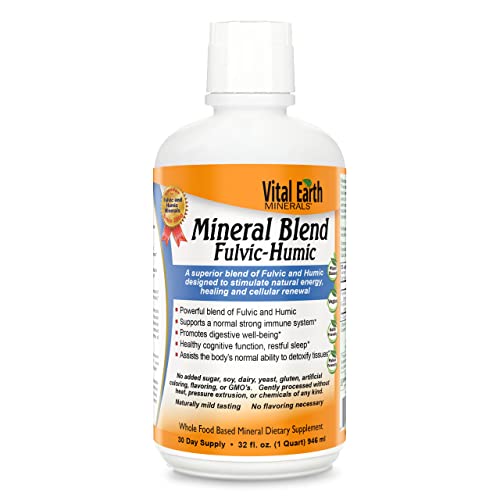 Foto 2 pulgar | Suplemento Vital Earth Minerals Fulvic-Humic 946 Ml-Venta Internacional