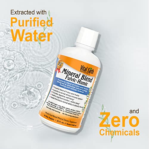 Foto 7 pulgar | Suplemento Vital Earth Minerals Fulvic-Humic 946 Ml-Venta Internacional