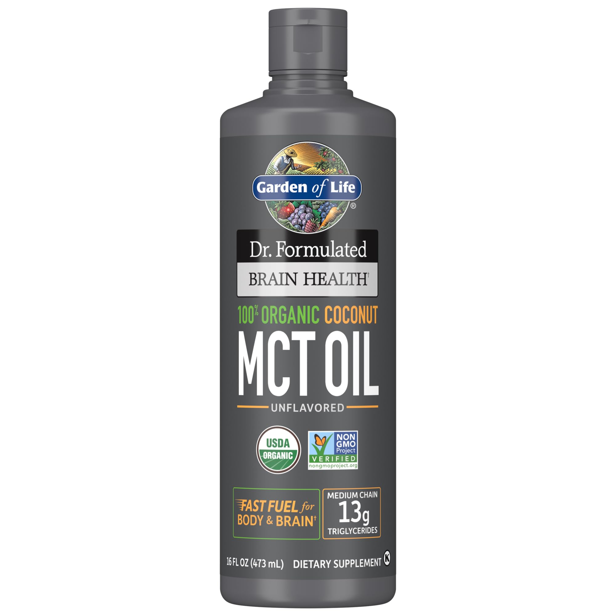 Foto 2 pulgar | Suplemento de Aceite MCT Garden Of Life para la Salud Cerebral - Venta Internacional