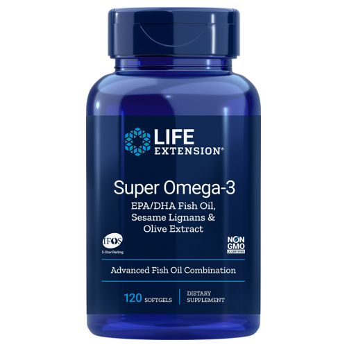 Suplemento Life Extension Super Omega-3 Epa/dha 120 Cápsulas Blandas - Venta Internacional