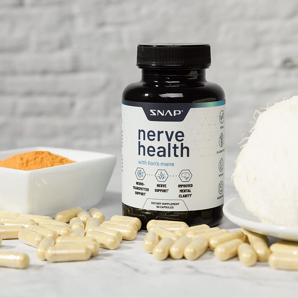 Foto 5 pulgar | Suplemento De Apoyo A La Salud Nerviosa Snap Supplements - Venta Internacional
