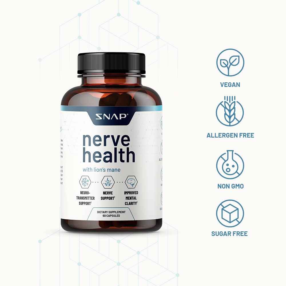 Foto 6 pulgar | Suplemento De Apoyo A La Salud Nerviosa Snap Supplements - Venta Internacional