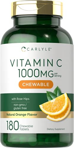 Foto 2 pulgar | Suplemento Carlyle Vitamina C Masticables 1000 Mg 180 Comprimidos - Venta Internacional