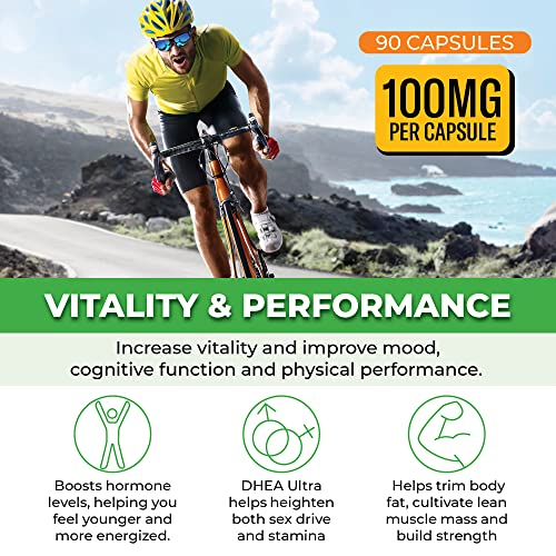 Foto 7 pulgar | Suplemento Forestleaf Dhea 100 Mg de Hormona Diaria 90 Cápsulas - Venta Internacional