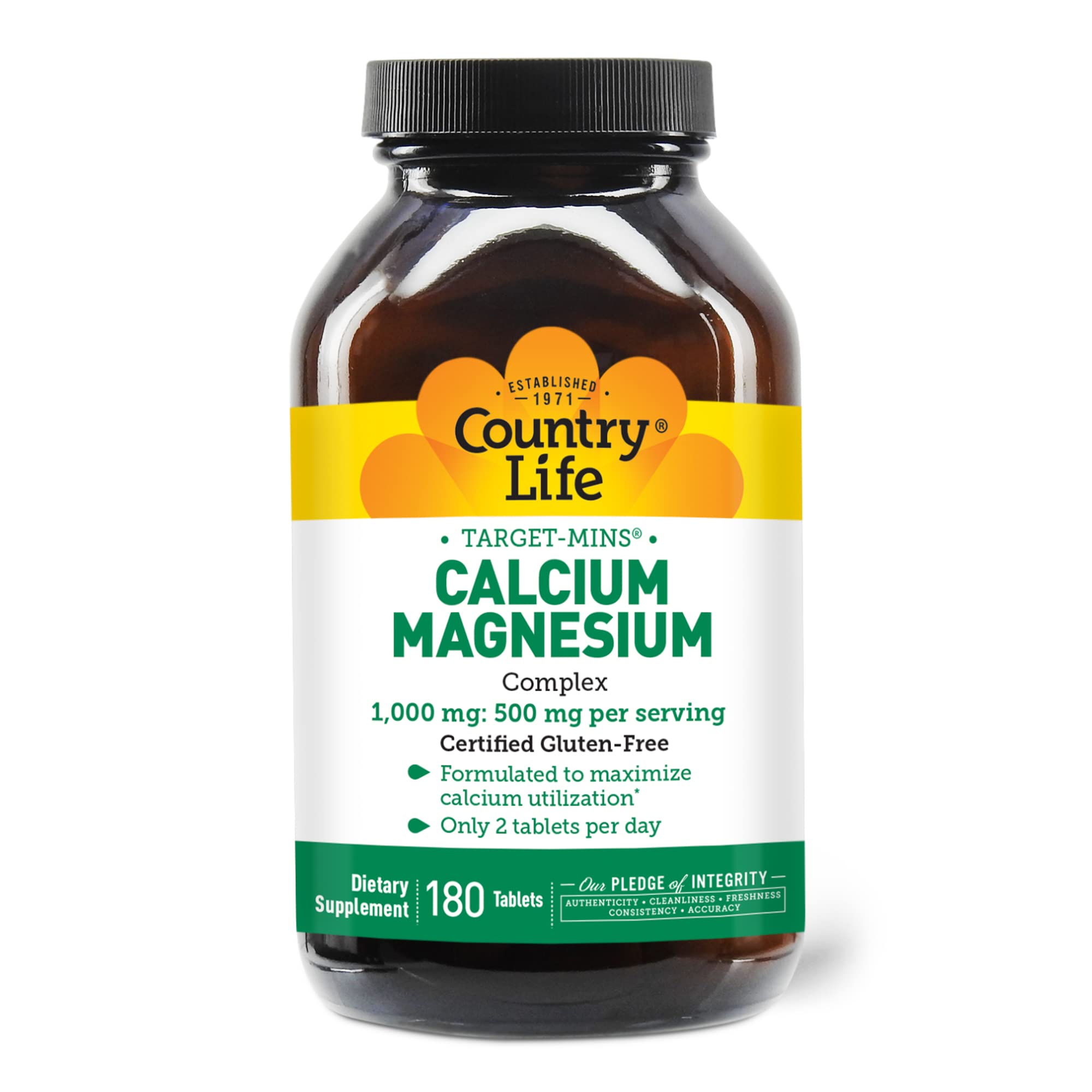Foto 2 pulgar | Suplemento Country Life Calcium Magnesium Complex 1000 Mg - Venta Internacional