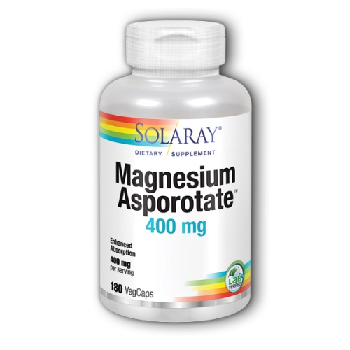 Suplemento Solaray De Asporotato De Magnesio 180 Cápsulas (paquete De 6) - Venta Internacional.