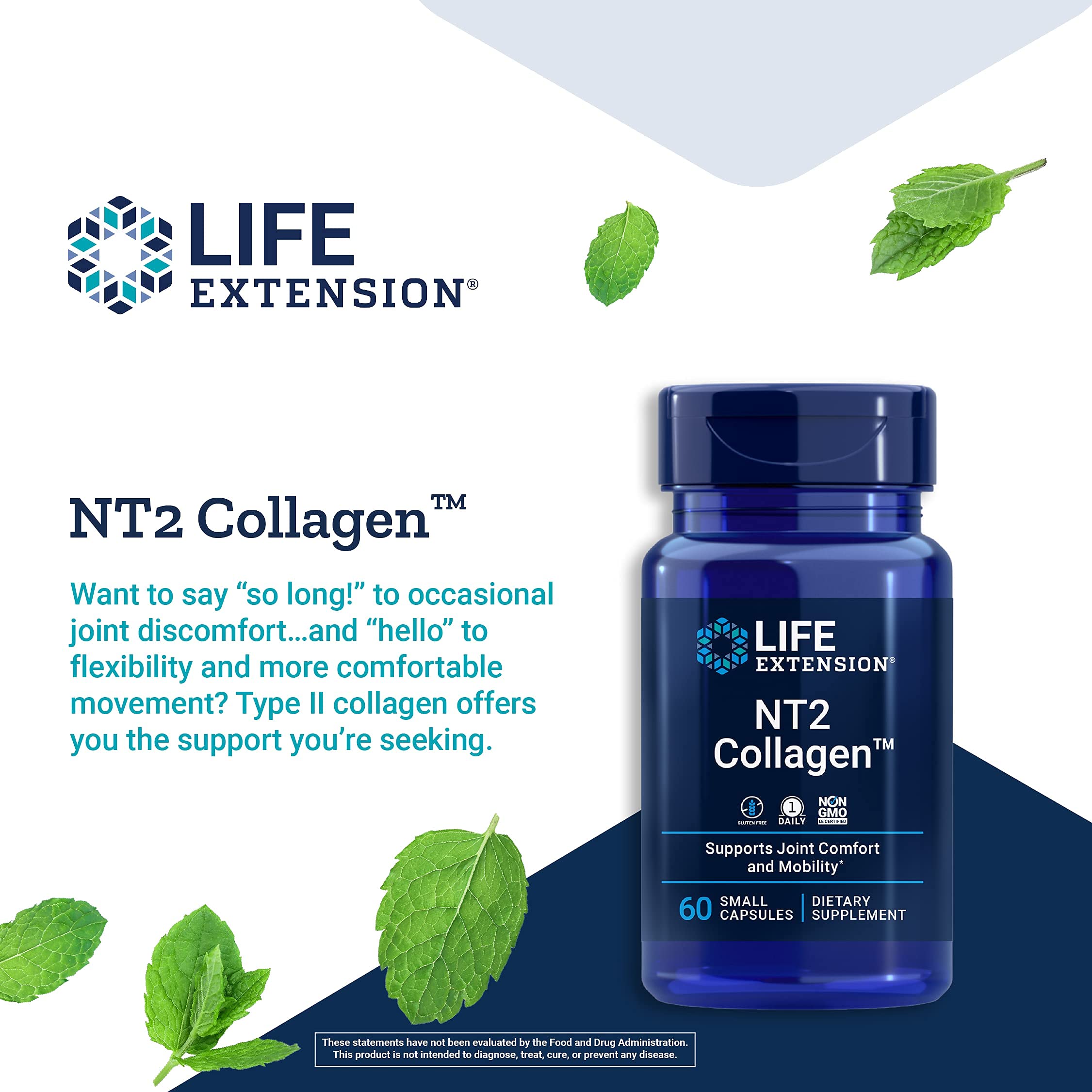 Foto 4 | Suplemento Life Extension Nt2 De Colágeno 60 Cápsulas-Venta Internacional