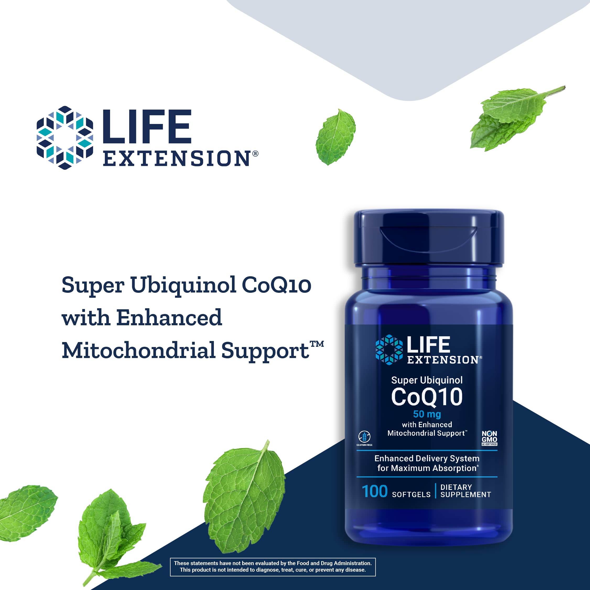 Foto 5 pulgar | Super Ubiquinol Coq10 Life Extension, 50 Mg Con Mito Mejorado - Venta Internacional.