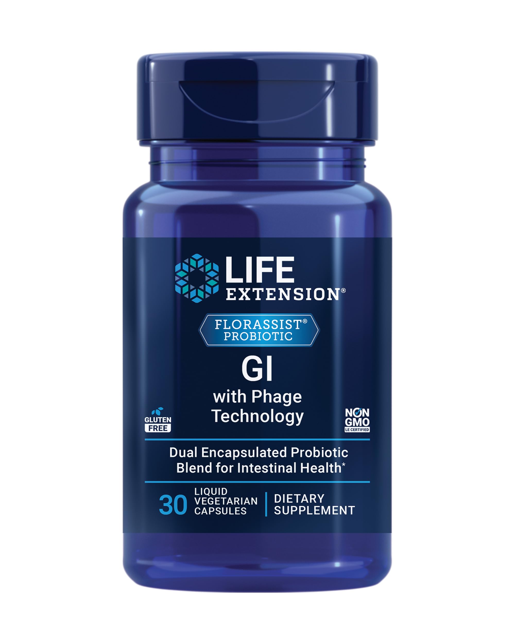 Foto 2 pulgar | Probiotic Life Extension Florassist Gi Con Tecnología Phage - Venta Internacional.