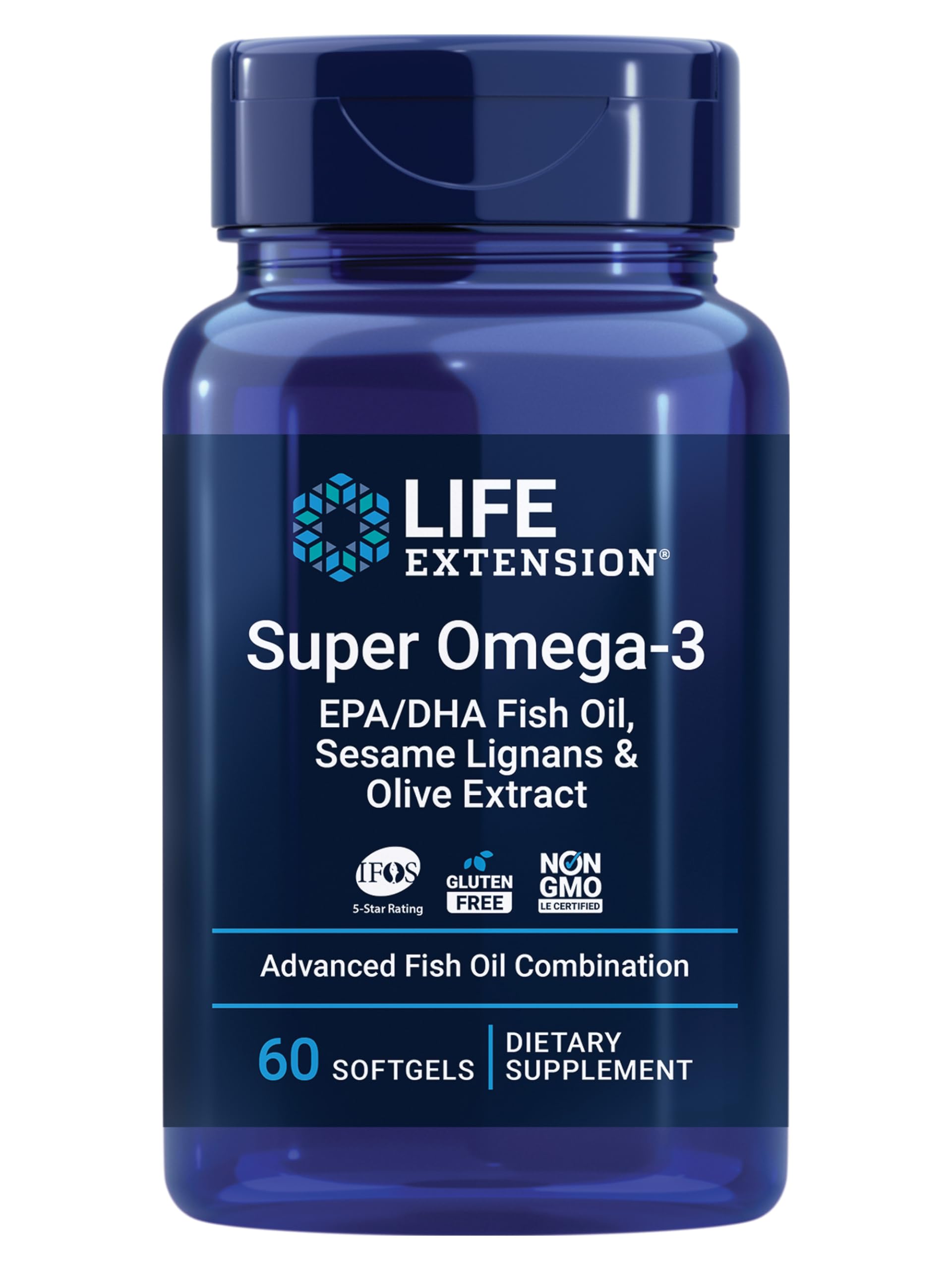 Foto 2 pulgar | Aceite De Pescado Supplement Life Extension Super Omega-3 Epa/dha 60 Cápsulas Blandas - Venta Internacional.