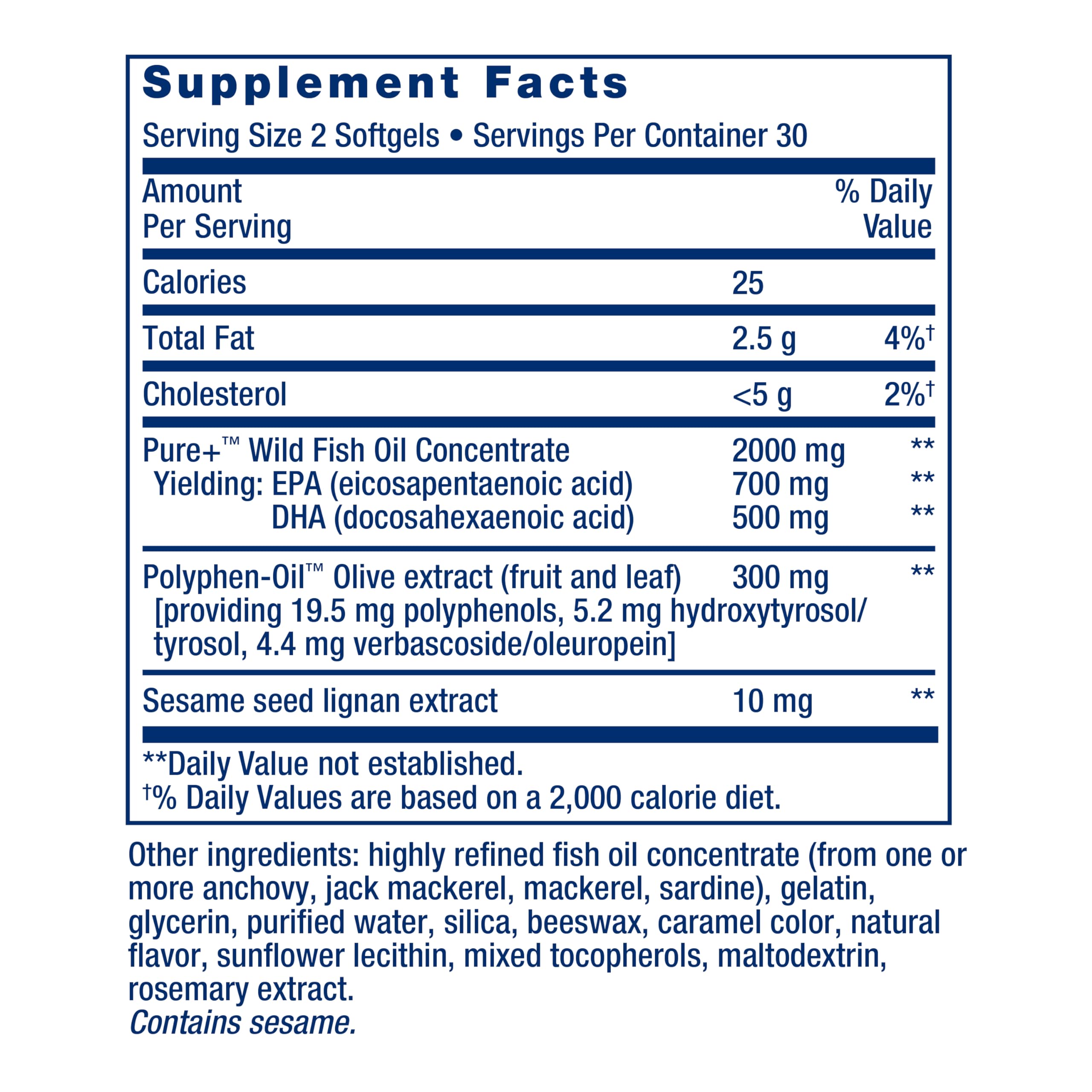 Foto 3 | Aceite De Pescado Supplement Life Extension Super Omega-3 Epa/dha 60 Cápsulas Blandas - Venta Internacional.