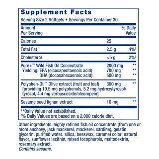 Foto 3 | Aceite De Pescado Supplement Life Extension Super Omega-3 Epa/dha 60 Cápsulas Blandas - Venta Internacional.