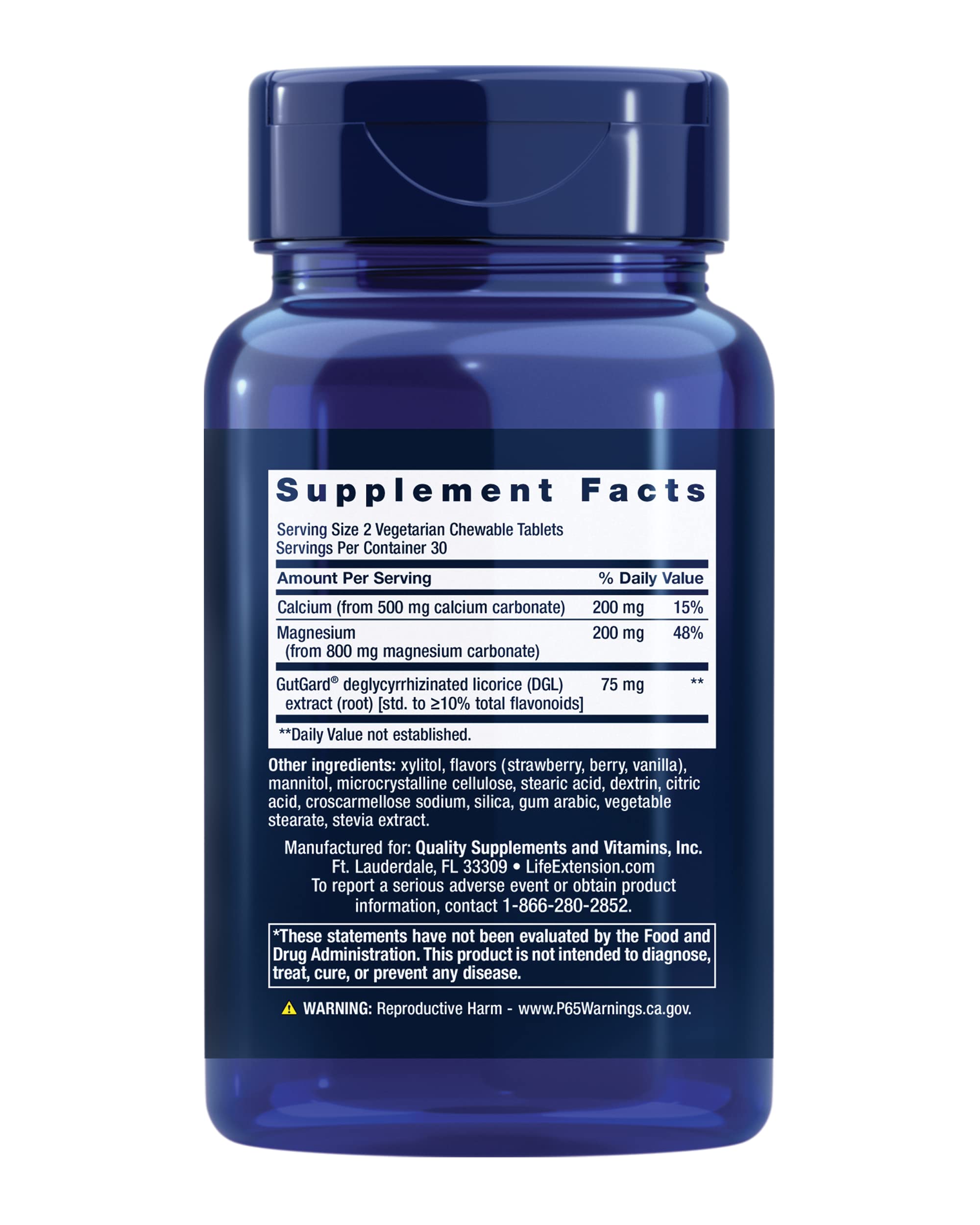 Foto 2 | Suplementos Para La Salud Intestinal Life Extension Esophacool Con Calc - Venta Internacional.
