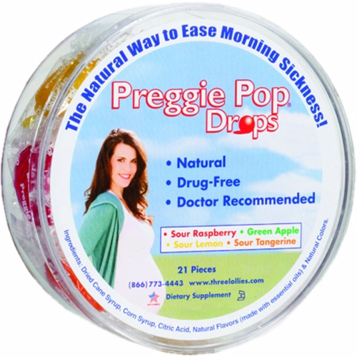 Foto 1 | Suplemento De Tres Caramelos Preggie Pop Drops, 21 Unidades (paquete De 6) - Venta Internacional.