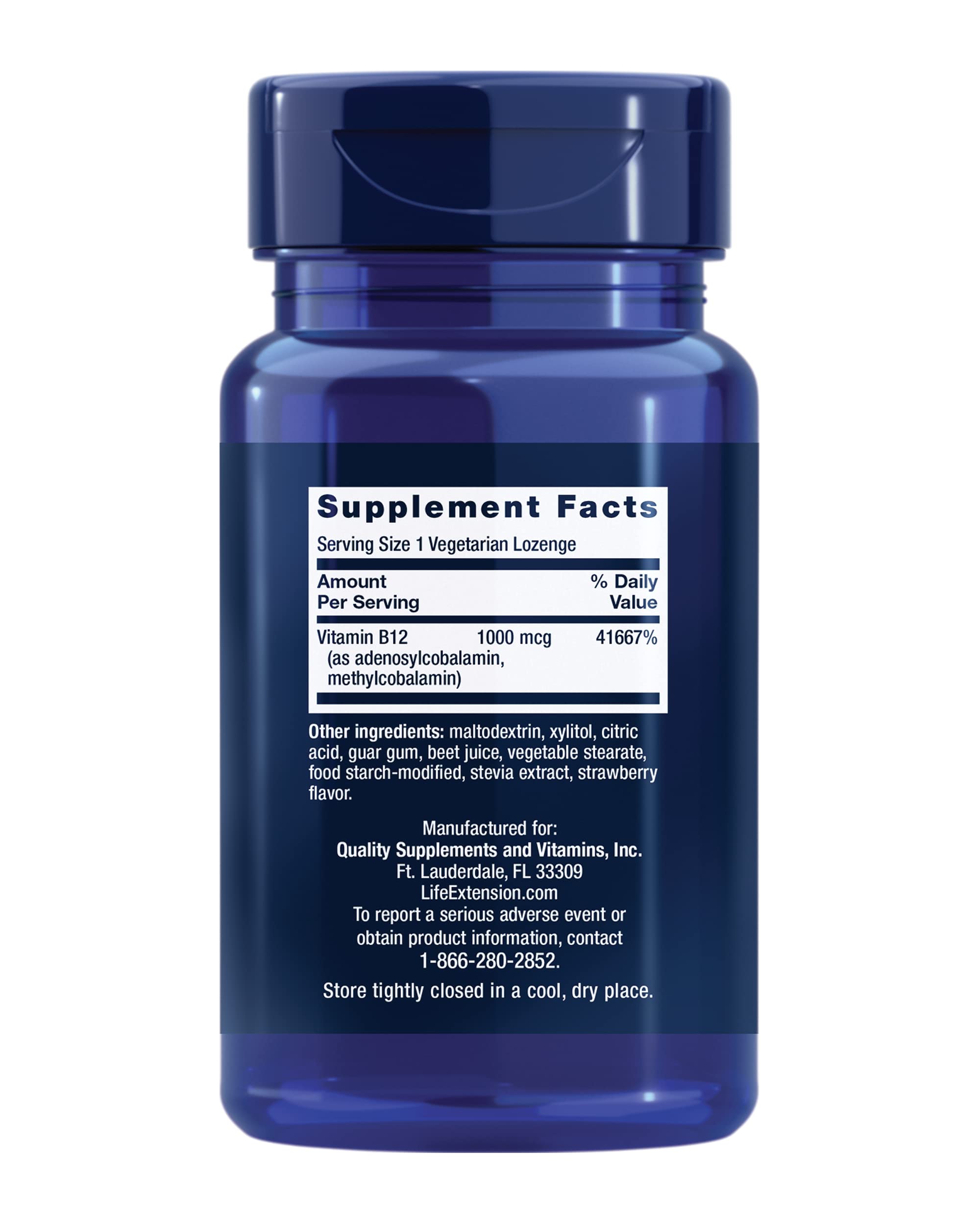Foto 3 pulgar | Suplemento De Vitamina B12 Life Extension B12 Elite 1000 Mcg - Venta Internacional.
