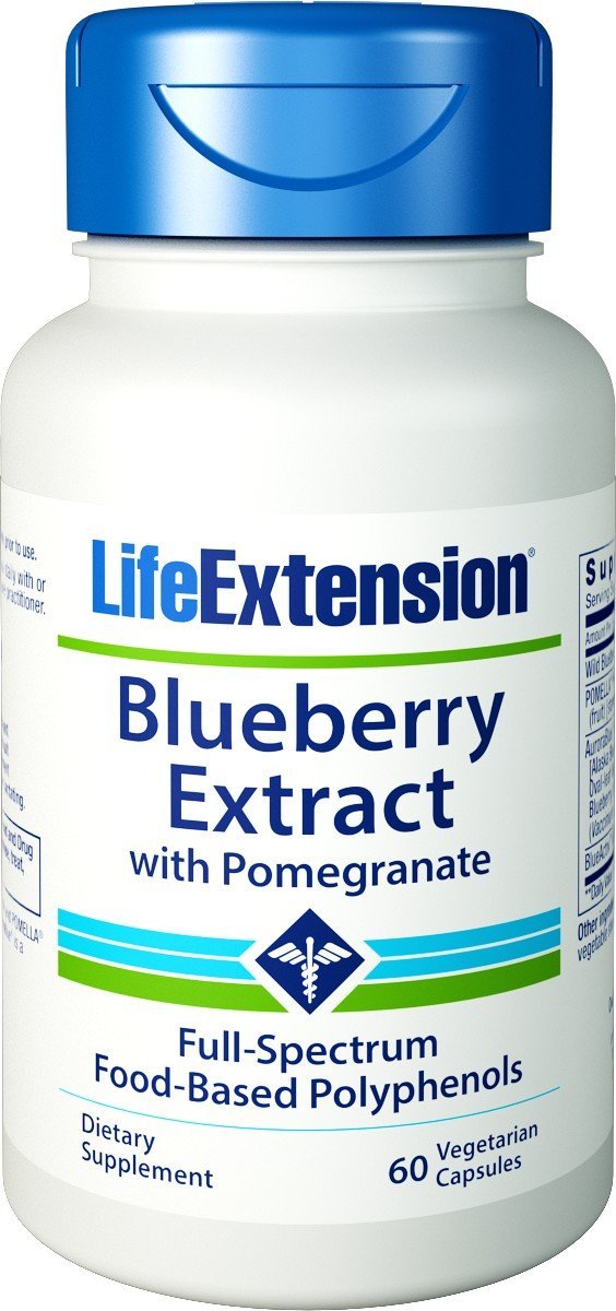 Foto 2 pulgar | Extracto De Arándanos De Supplement Life Extension Con Granada 6 - Venta Internacional.