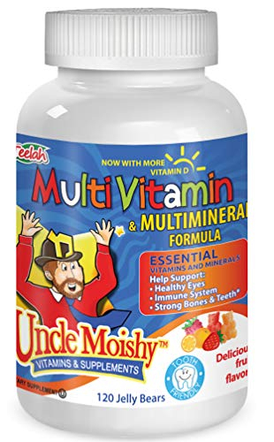 Foto 2 pulgar | Gelatinas Minerales Multivitamínicas Para Niños Uncle Moishy, 120 Unidades - Venta Internacional.