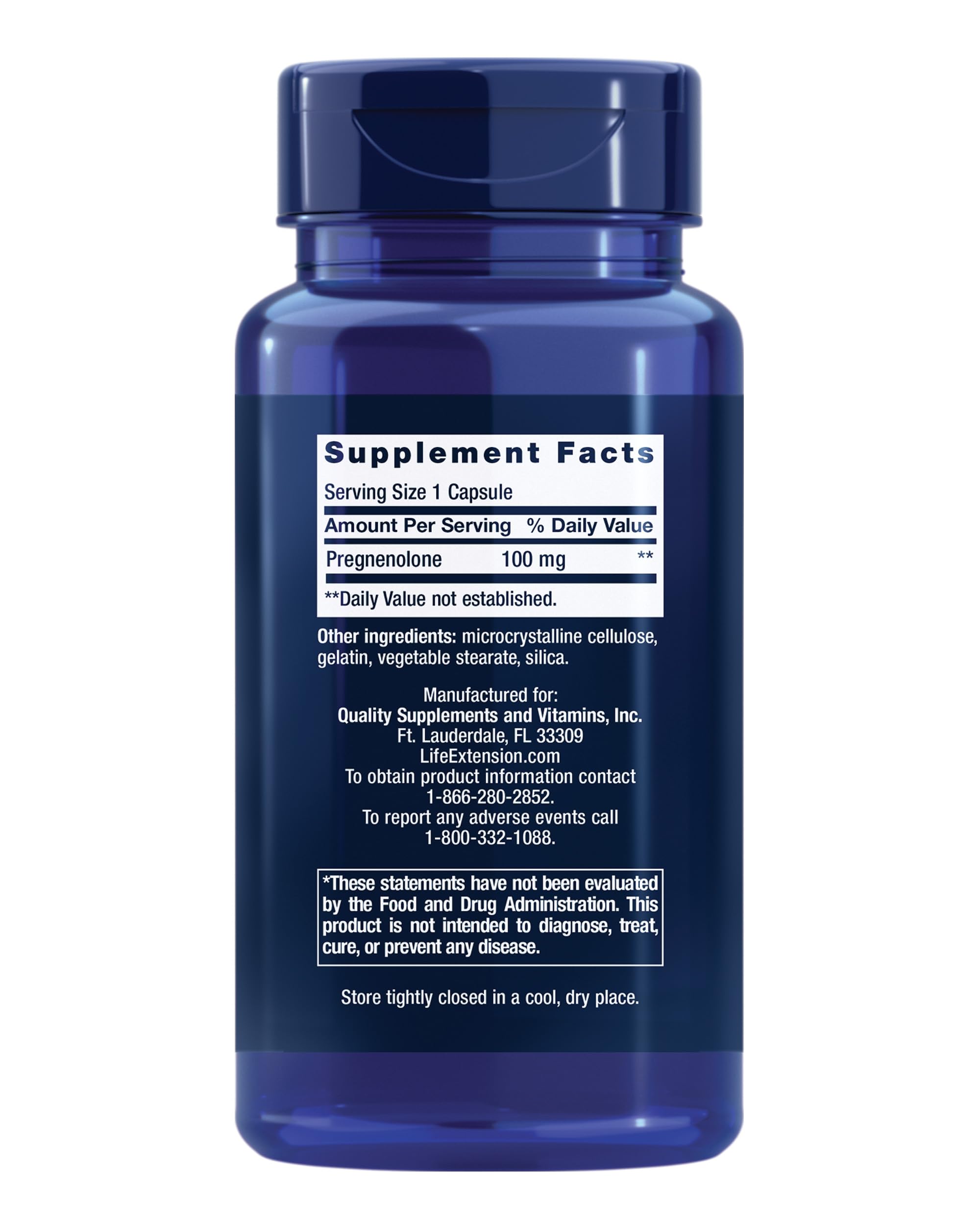Foto 2 | Complemente Life Extension Con Pregnenolona Para El Equilibrio Hormonal - Venta Internacional.