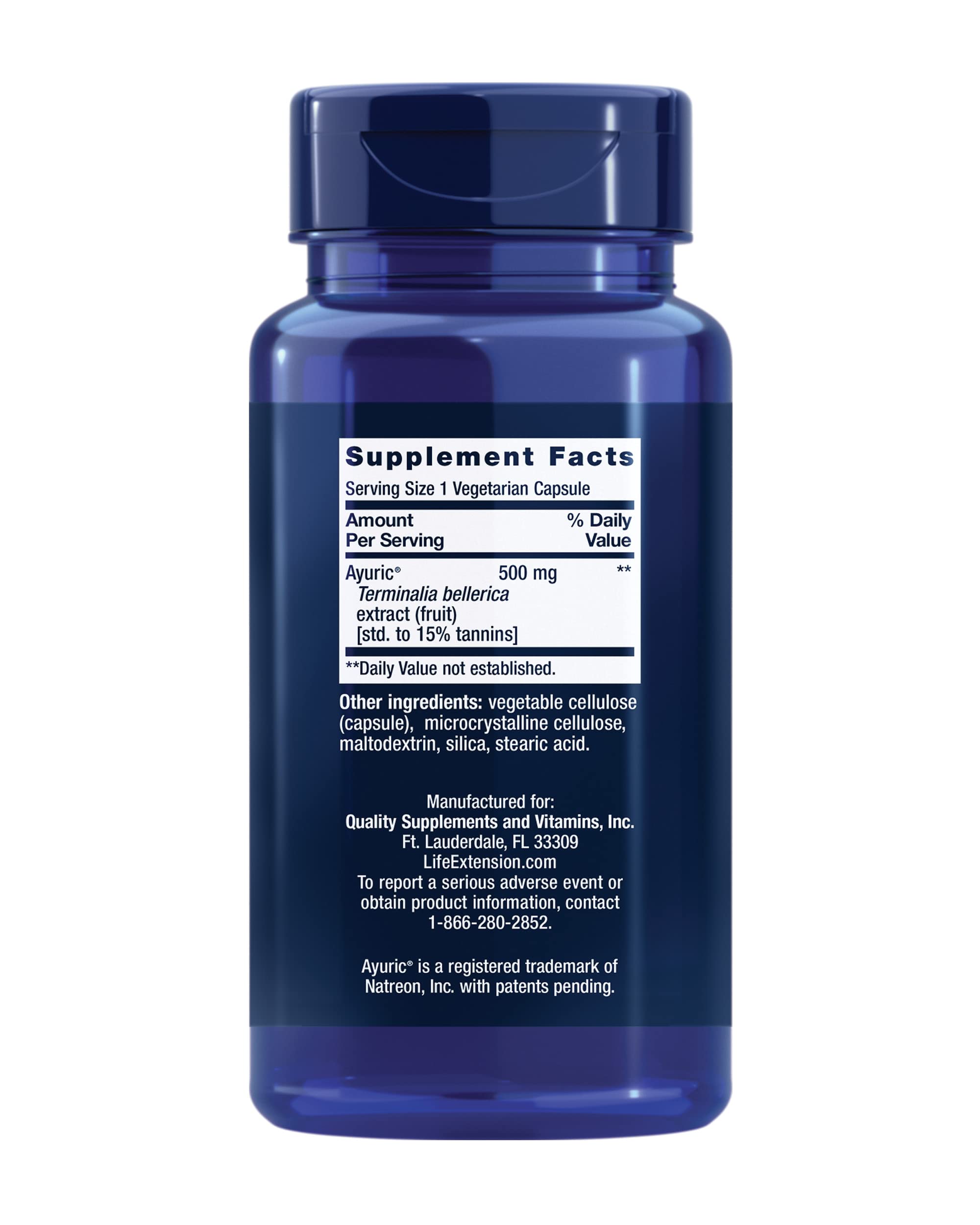 Foto 3 pulgar | Suplemento Life Extension Uric Acid Control Ayuric Terminali - Venta Internacional.