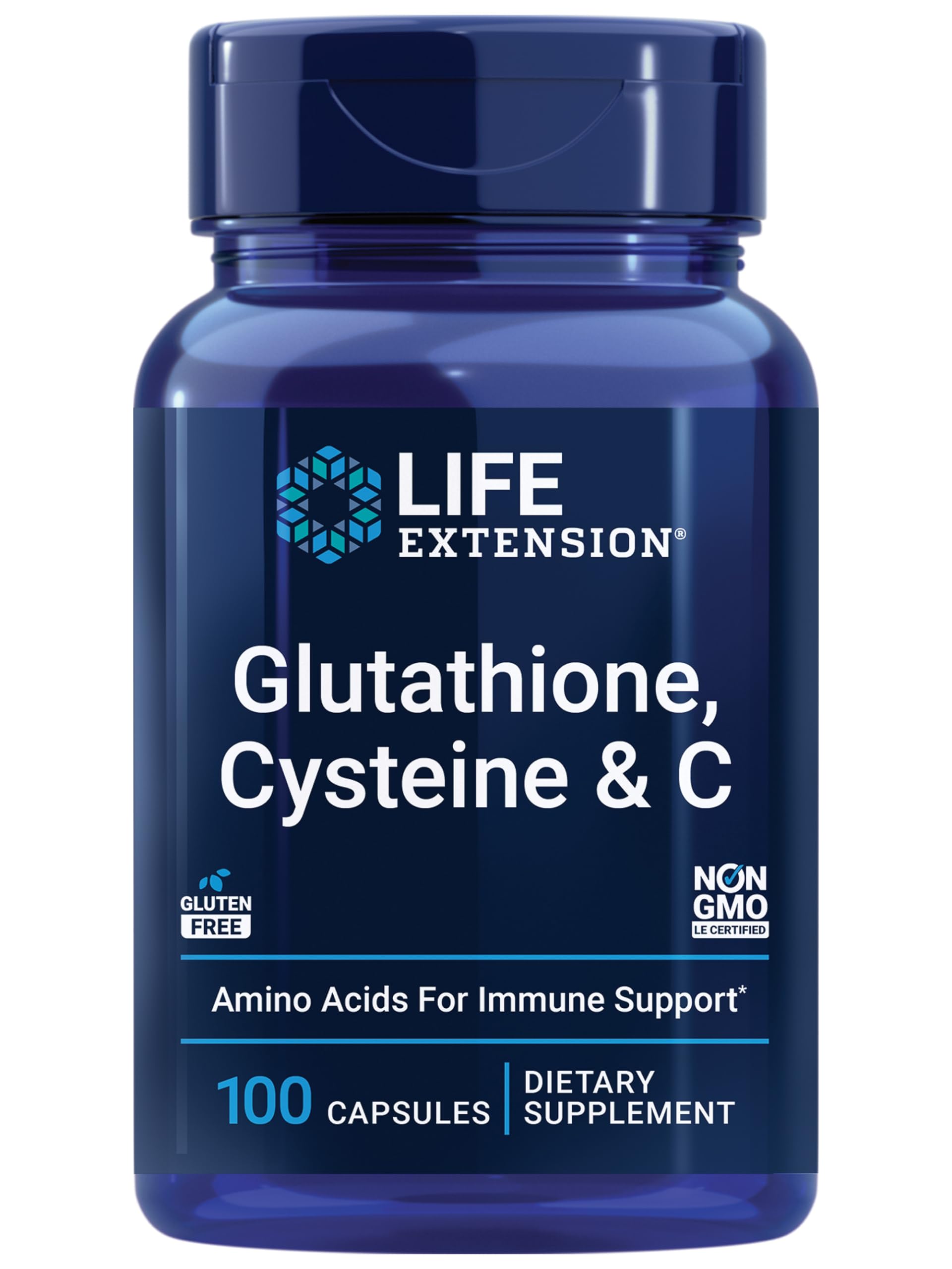 Foto 2 pulgar | Suplemento Life Extension Glutatión, Cisteína y Vitamina C de 100 Cápsulas-Venta Internacional