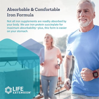 Foto 6 | Suplemento de Hierro Life Extension Iron Protein Plus 100 Cápsulas - Venta Internacional