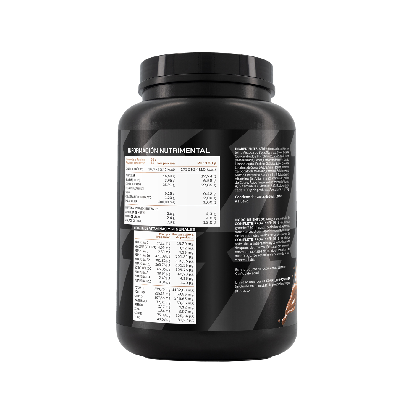 Foto 3 | Suplemento Complete Prowinner Sabor Chocolate 1kg