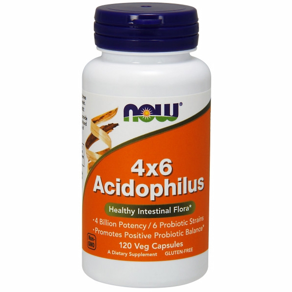 Acidophilus 120 Cápsulas De Supplement Now Foods, 4 Mil Millones De Cfu - Venta Internacional.