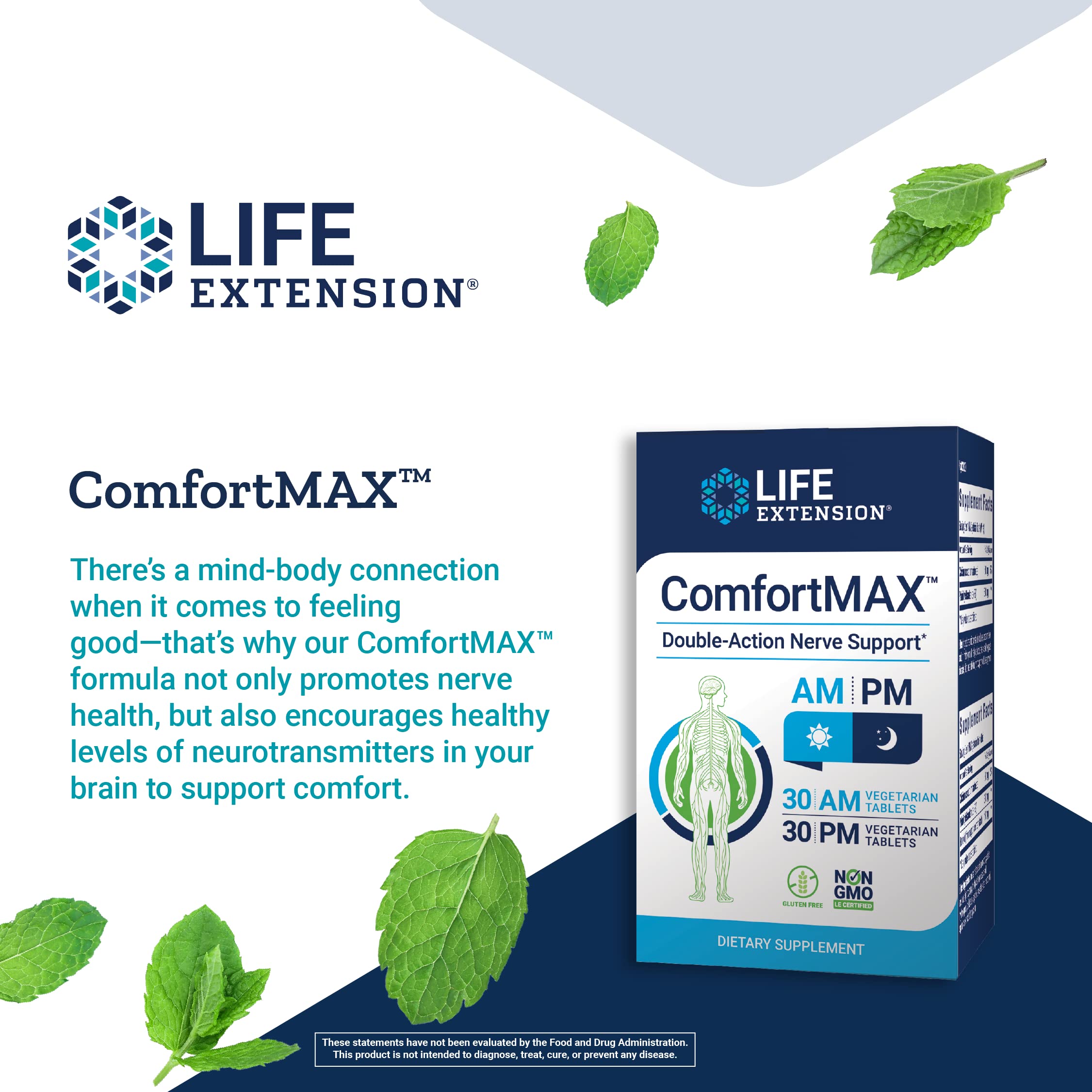 Foto 6 pulgar | Suplemento Life Extension Comfort Max Honokiol Y Pea - Venta Internacional.
