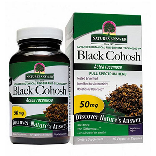 Suplemento Nature's Answer De Raíz De Cohosh Negro 90 Cápsulas X6 - Venta Internacional.