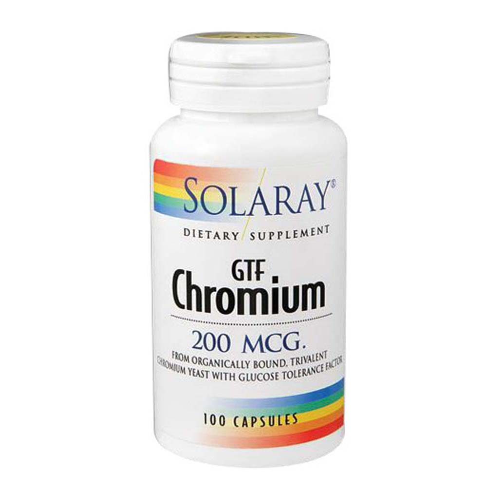 Foto 2 pulgar | Suplemento Gtf Chromium Solaray, 100 Cápsulas, Paquete De 6 - Venta Internacional.