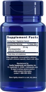 Foto 2 | Supplement Life Extension Pqq Caps 20 Mg 30 Cápsulas Vegetarianas X - Venta Internacional.