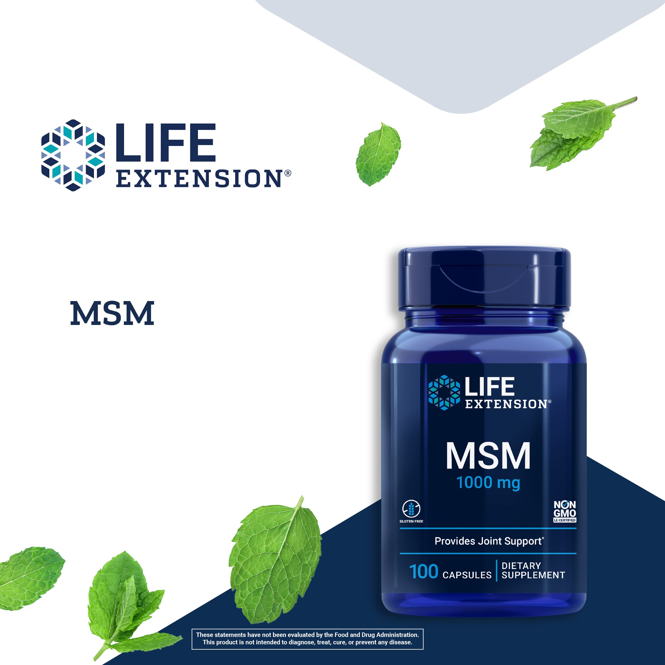 Foto 5 pulgar | Suplemento Life Extension Msm 1000 Mg - Venta Internacional