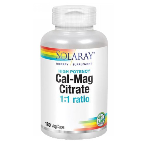 Foto 1 | Suplemento Solaray Cal-mag Citrato 180 Cápsulas (paquete De 6) - Venta Internacional.