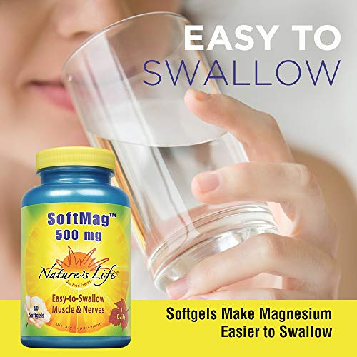 Foto 4 pulgar | Suplemento Del Complejo De Magnesio Nature's Life Softmag De 500 Mg - Venta Internacional.