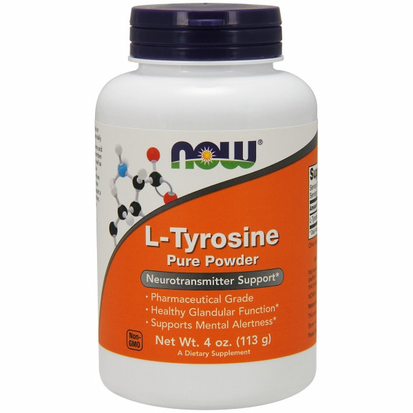 Polvo Puro De L-tirosina De Supplement Now Foods, 120 Ml - Venta Internacional.