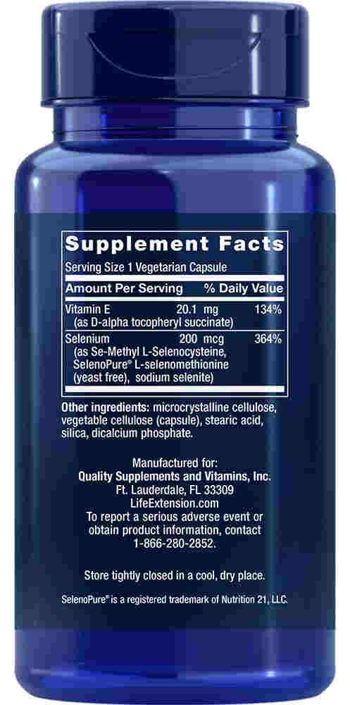 Foto 2 pulgar | Suplemento Life Extension Super Selenium Complex 200 Mcg Con V - Venta Internacional.